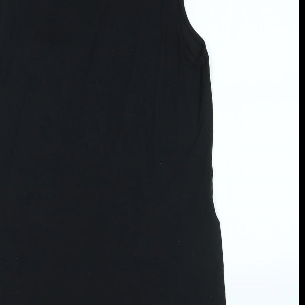 New Look Womens Black Basic Blouse Size 8