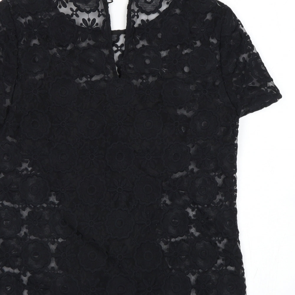 Jacek wills Womens Black Basic Blouse Size 6