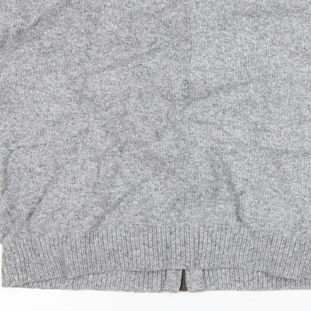 Red Herring Womens Grey Full Zip Jumper Size 12