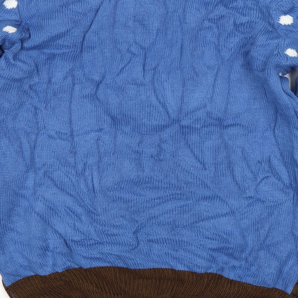 Cedarwood State Mens Multicoloured Pullover Jumper Size M