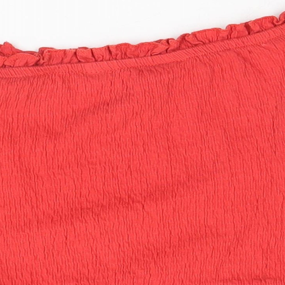 New Look Womens Red Basic Tank Size 8