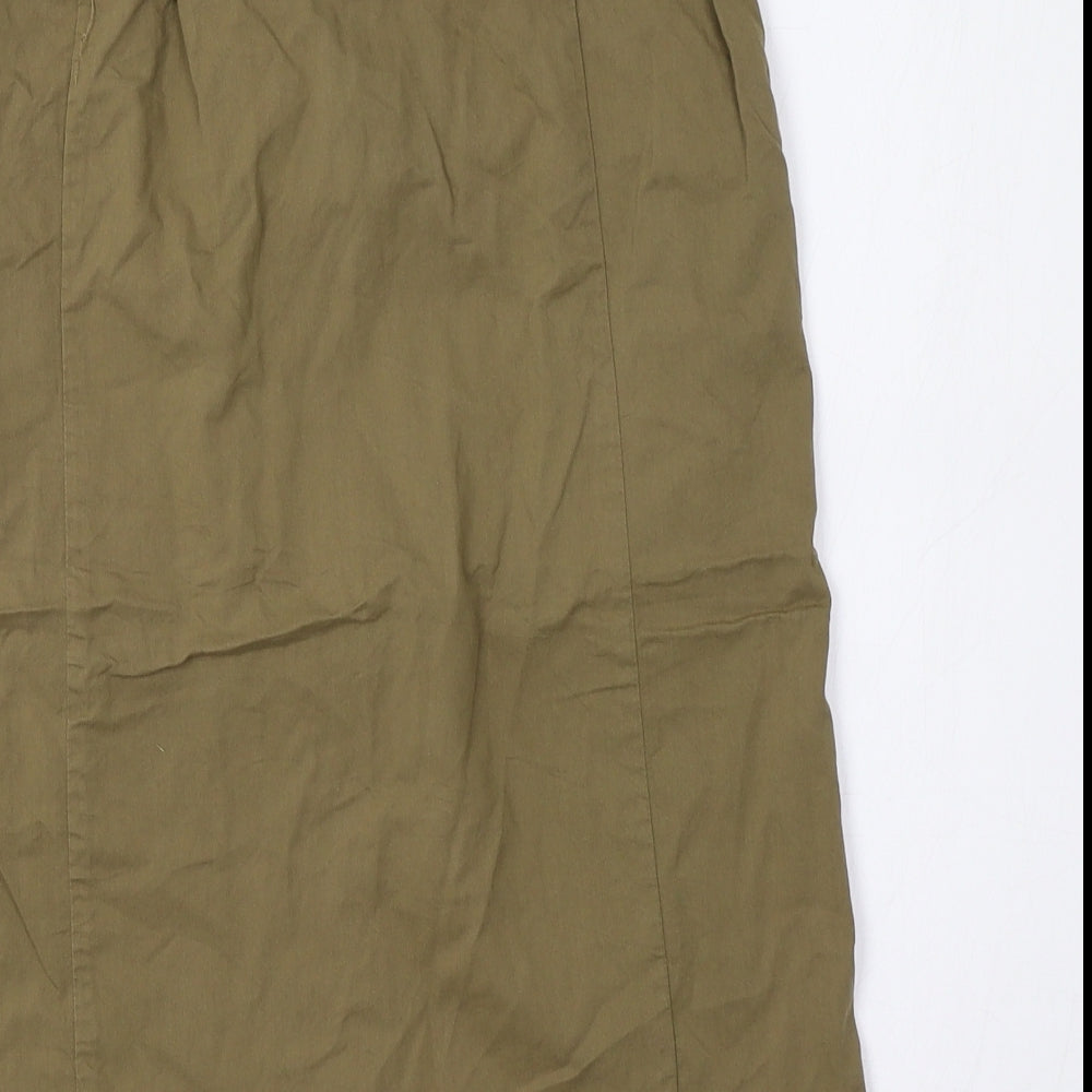 H&M Womens Green Straight & Pencil Skirt Size 8
