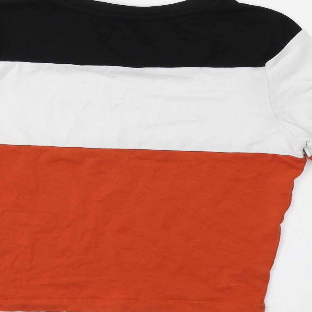 New Look Girls Orange Cropped T-Shirt Size 10-11 Years - Manhattan