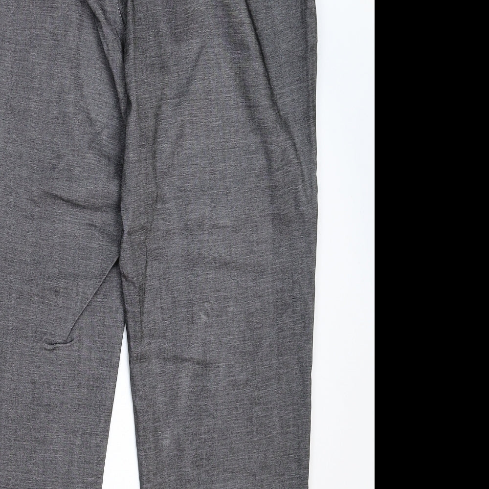 Preworn Womens Grey Trousers Size 36 in L25 in