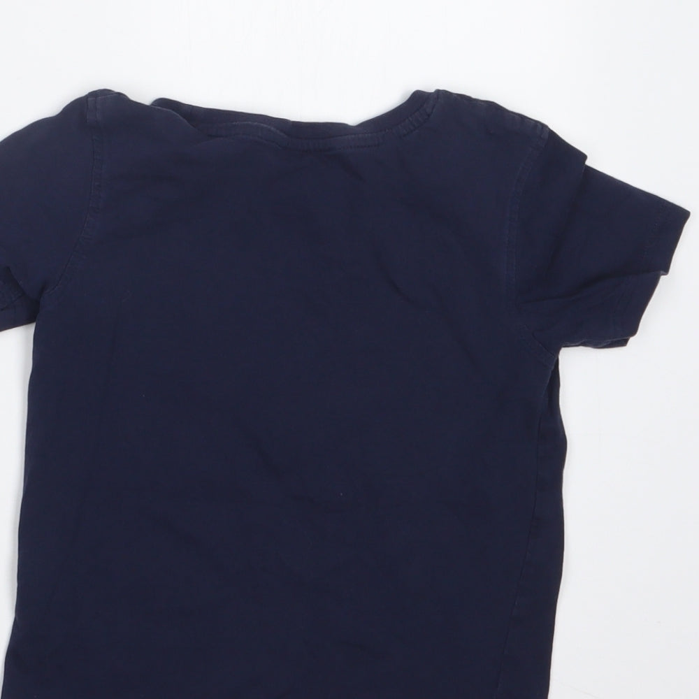 George Boys Blue Basic T-Shirt Size 4-5 Years