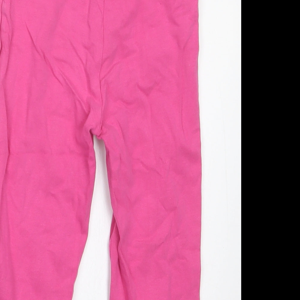 Spirit Girls Pink Geometric Capri Pyjama Pants Size 6-7 Years