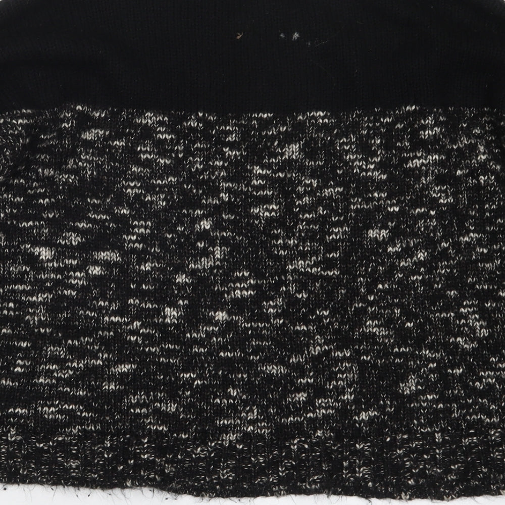 Dorothy Perkins Womens Black Knit Pullover Jumper Size 16