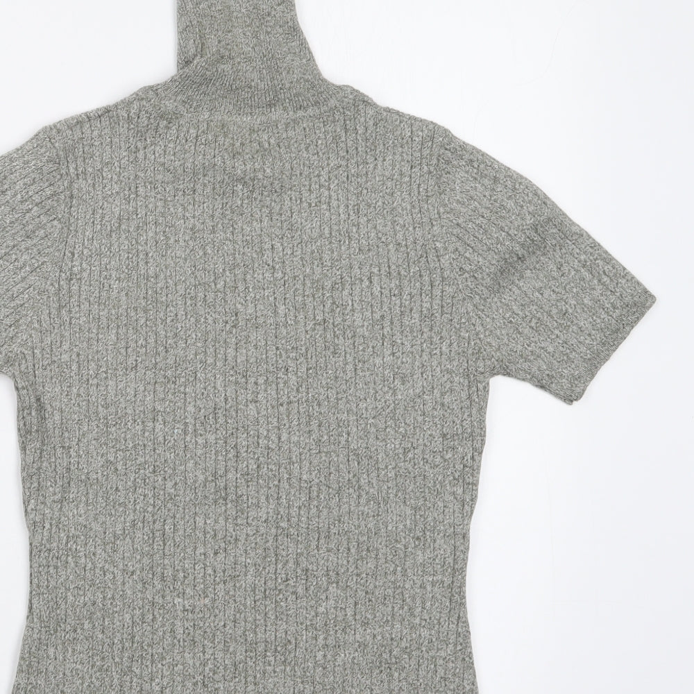 Precis Womens Beige Knit Pullover Jumper Size S