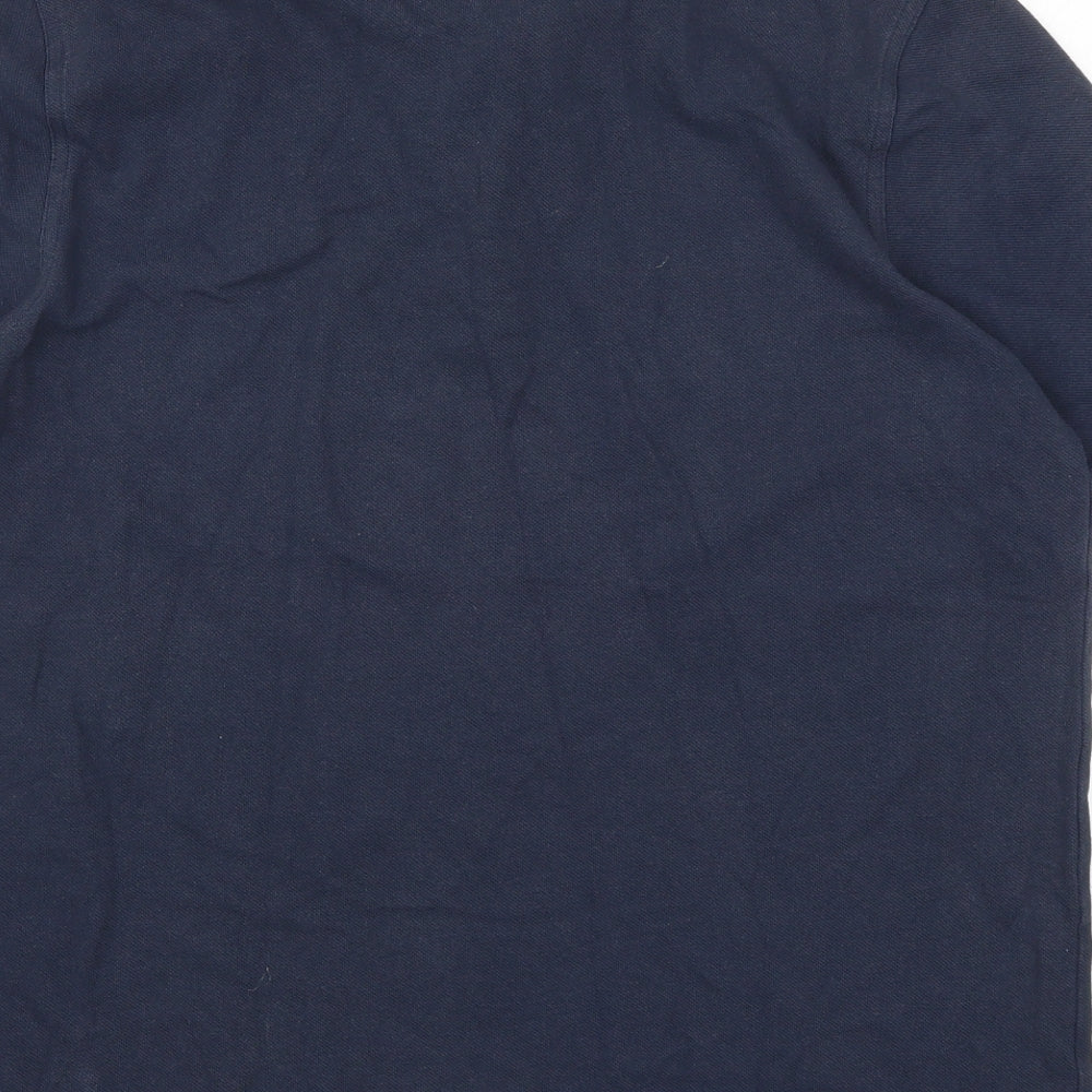 Lincoln Mens Blue Polo Size L