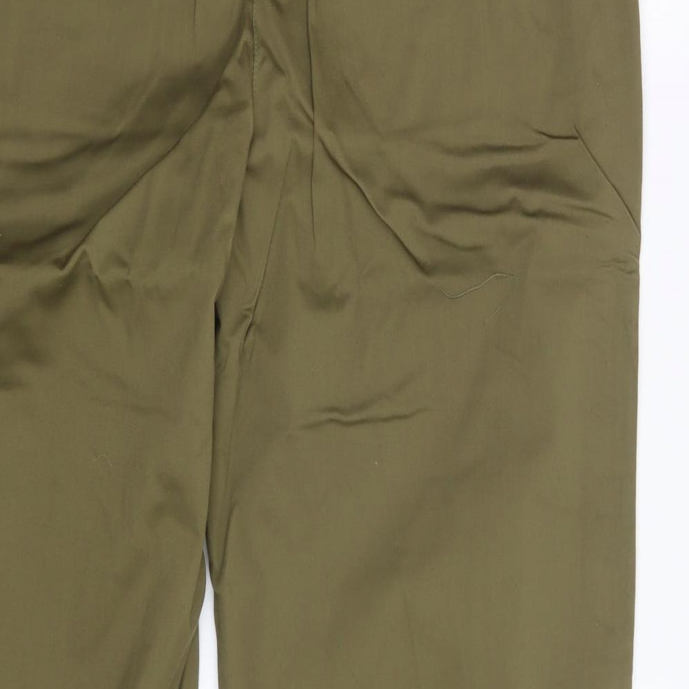 Moose Womens Green Trousers Size 20 L26.5 in - Golf
