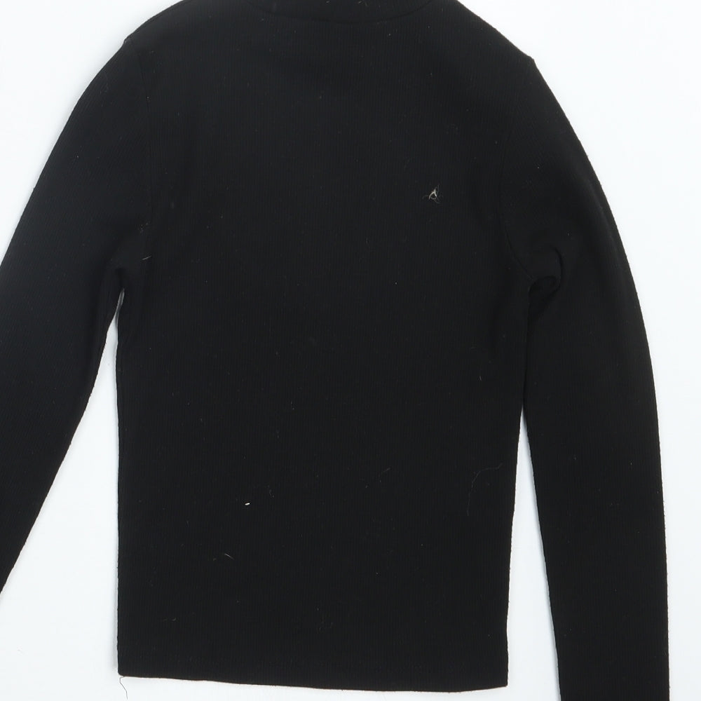 Miss E-vie Girls Black Pullover Jumper Size 9-10 Years