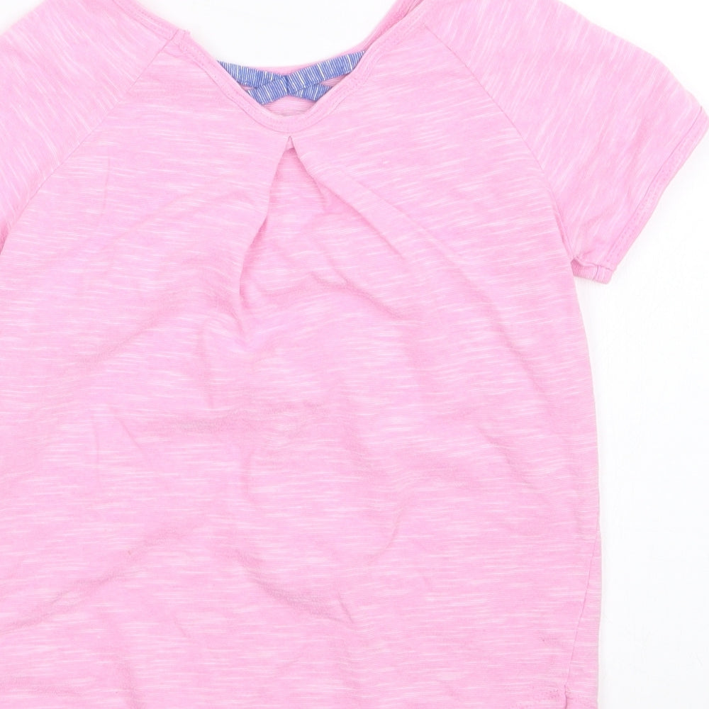 Matalan Girls Pink Basic T-Shirt Size 8-9 Years