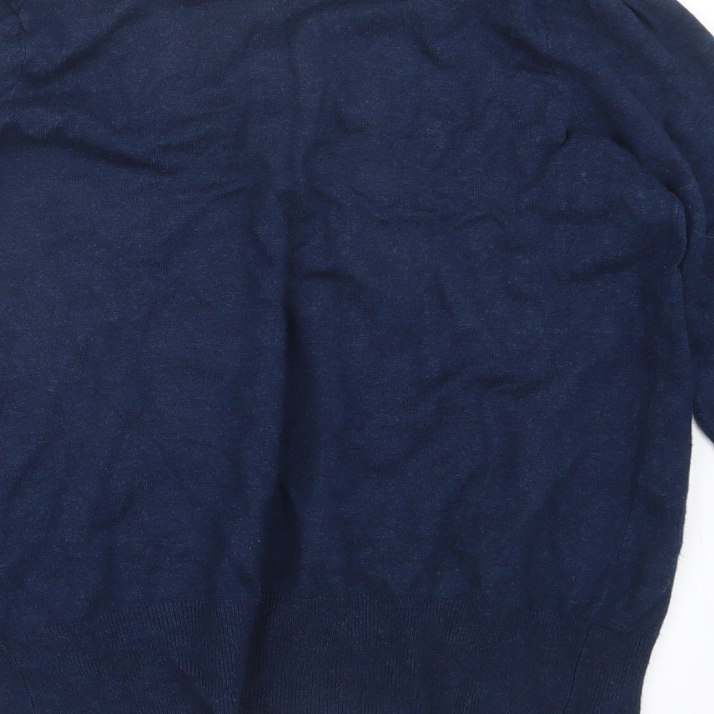 Marks & Spencer Womens Blue Cape Jumper Size 8
