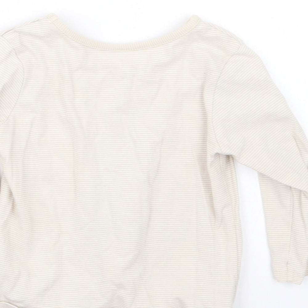 George Boys Beige Basic T-Shirt Size 9-12 Months