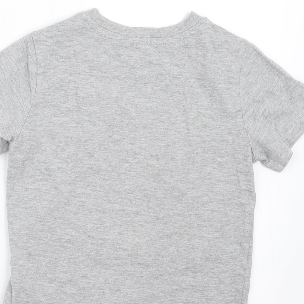 H&M Boys Grey Basic T-Shirt Size 5-6 Years