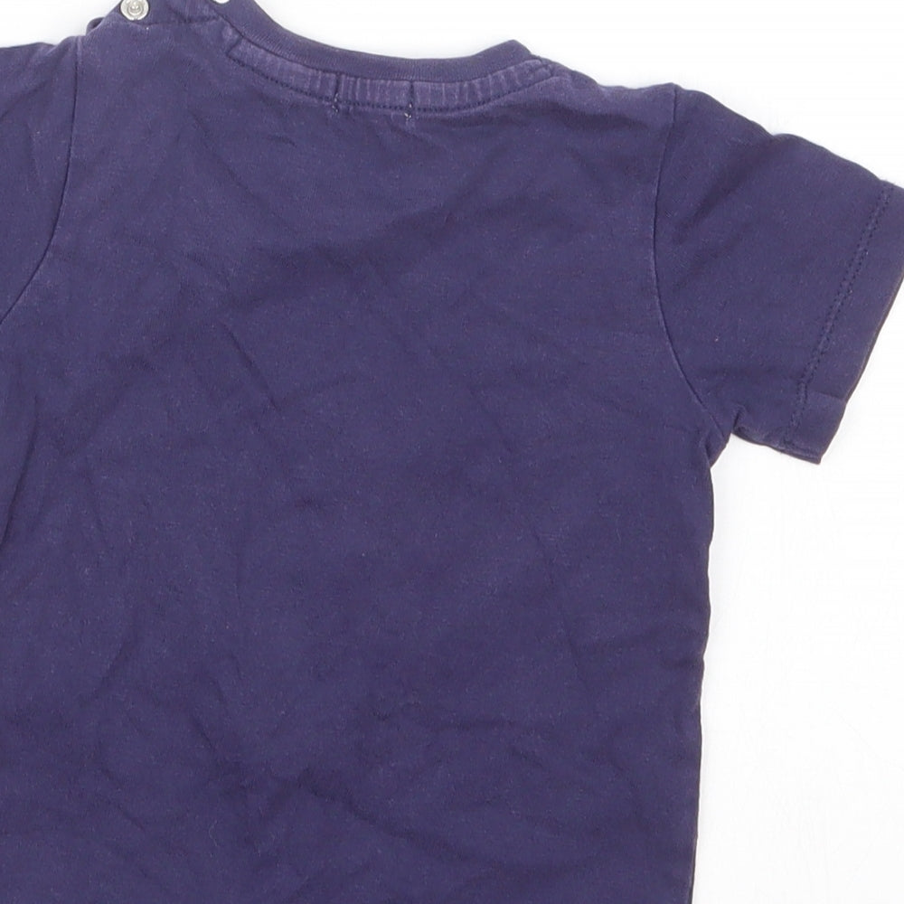 Lily & Sid Boys Blue Basic T-Shirt Size 18-24 Months