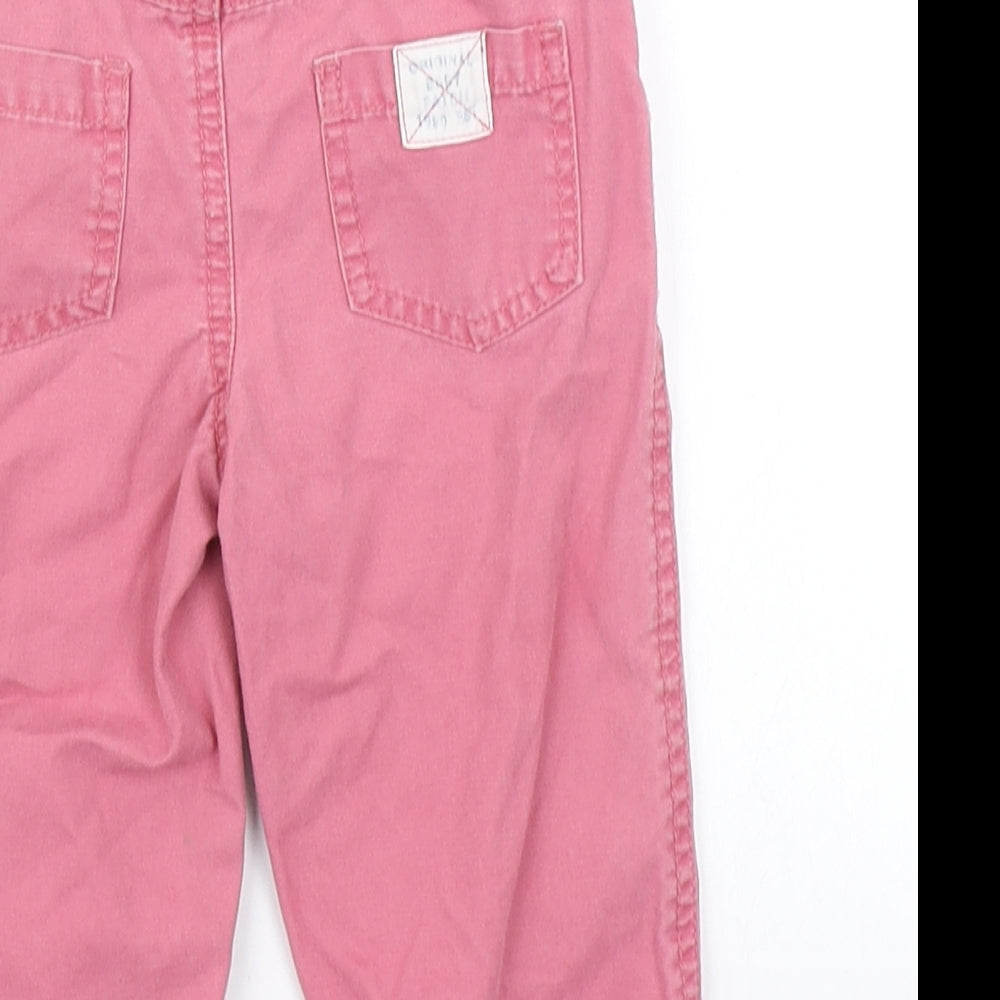 Pumpkin Patch Girls Pink Pedal Pusher Trousers Size 3-6 Months