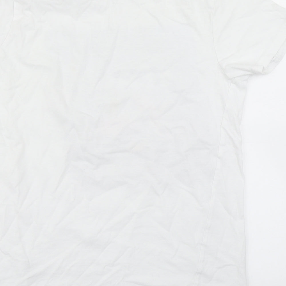 Primark Boys White Basic T-Shirt Size 10-11 Years