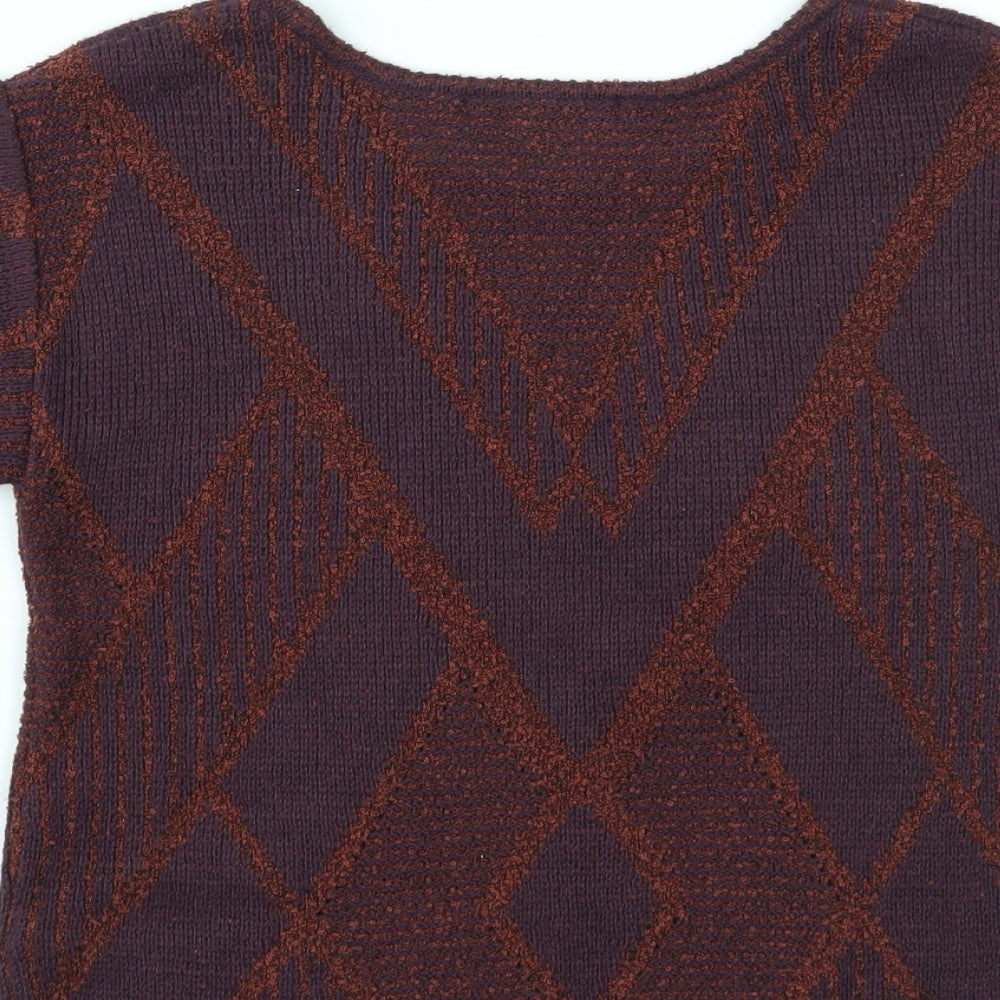 Limited collection Womens Purple Basic T-Shirt Size L