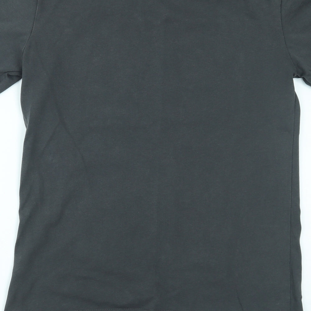 By Clara Womens Grey Basic T-Shirt Size M
