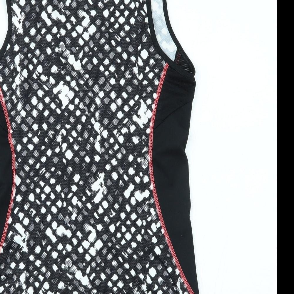 Marks & Spencer Womens Black Polka Dot Basic Tank Size 12