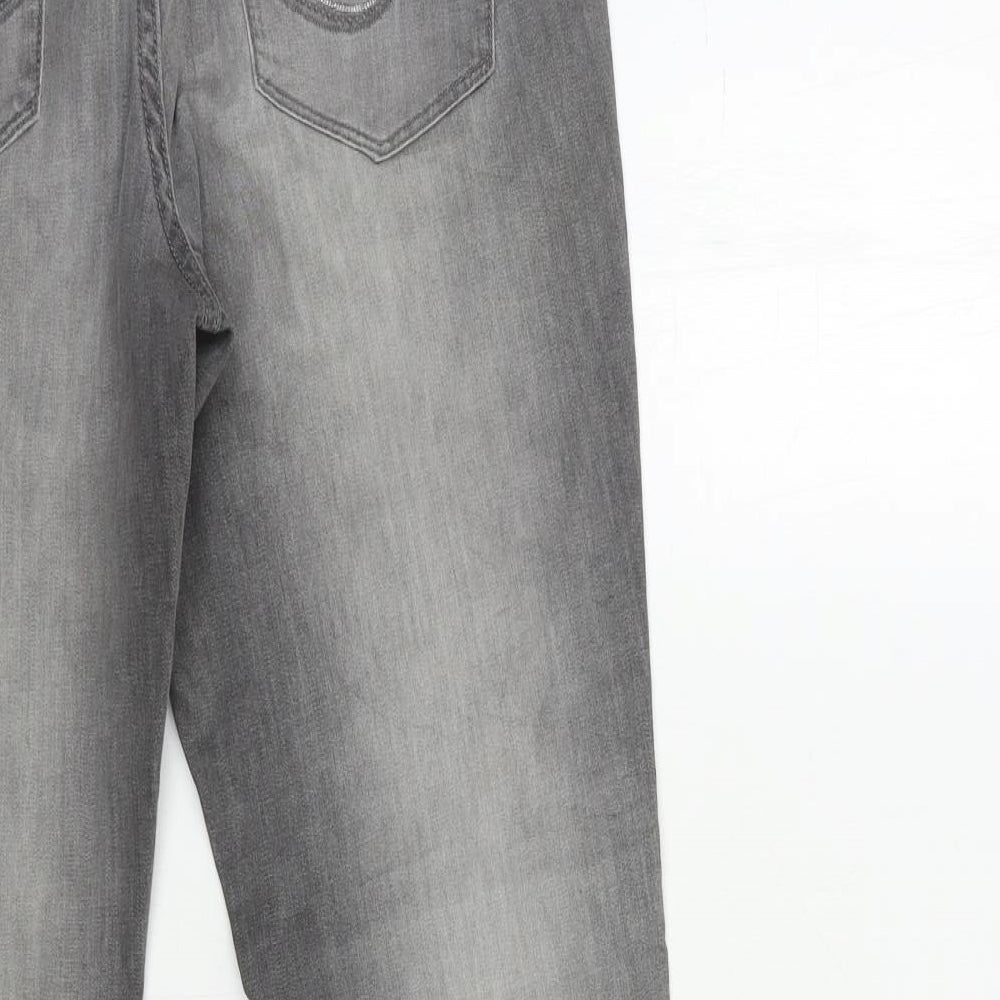ORSAY Womens Grey Denim Skinny Jeans Size 28 in L27 in