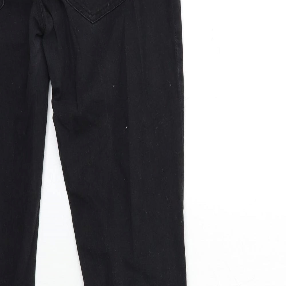 Fishbone Womens Black Denim Skinny Jeans Size L L29 in