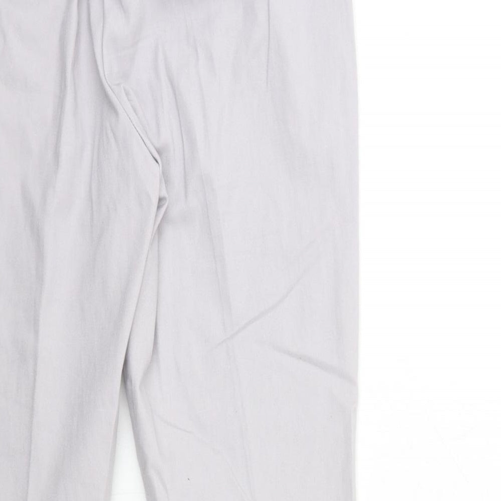 Wallis Womens Grey Trousers Size 12 L27 in