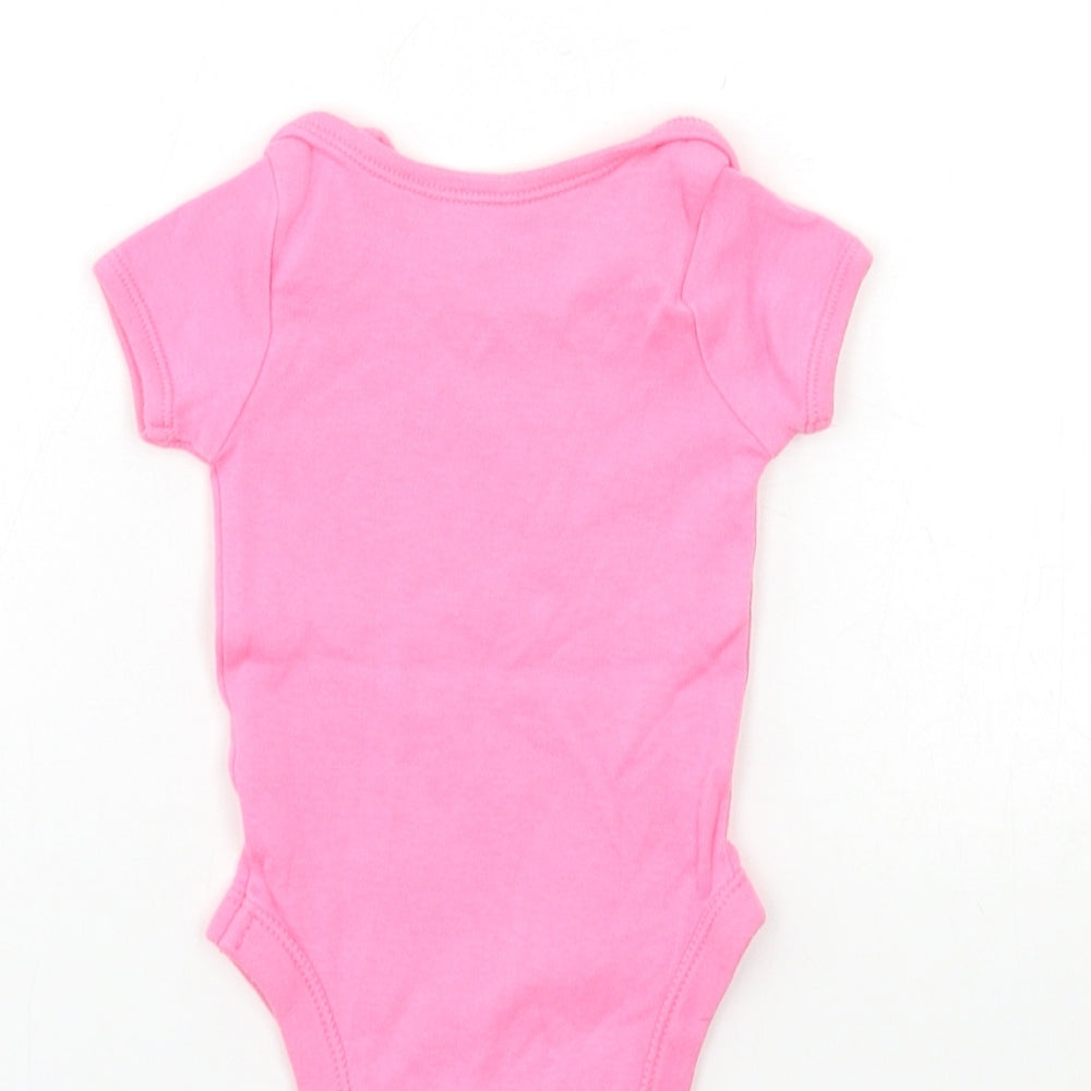George Baby Pink Babygrow One-Piece Size 0-3 Months