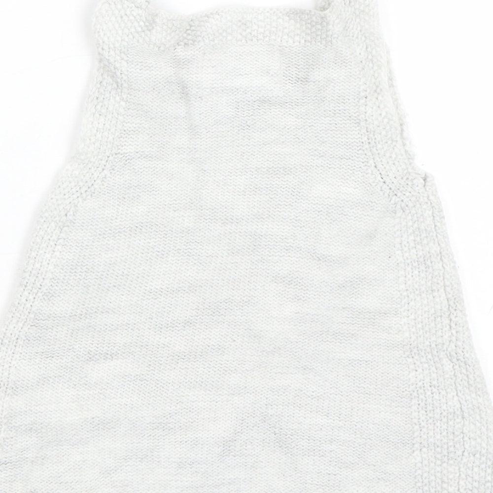 F&F Girls Grey Tank Dress Size 6-9 Months