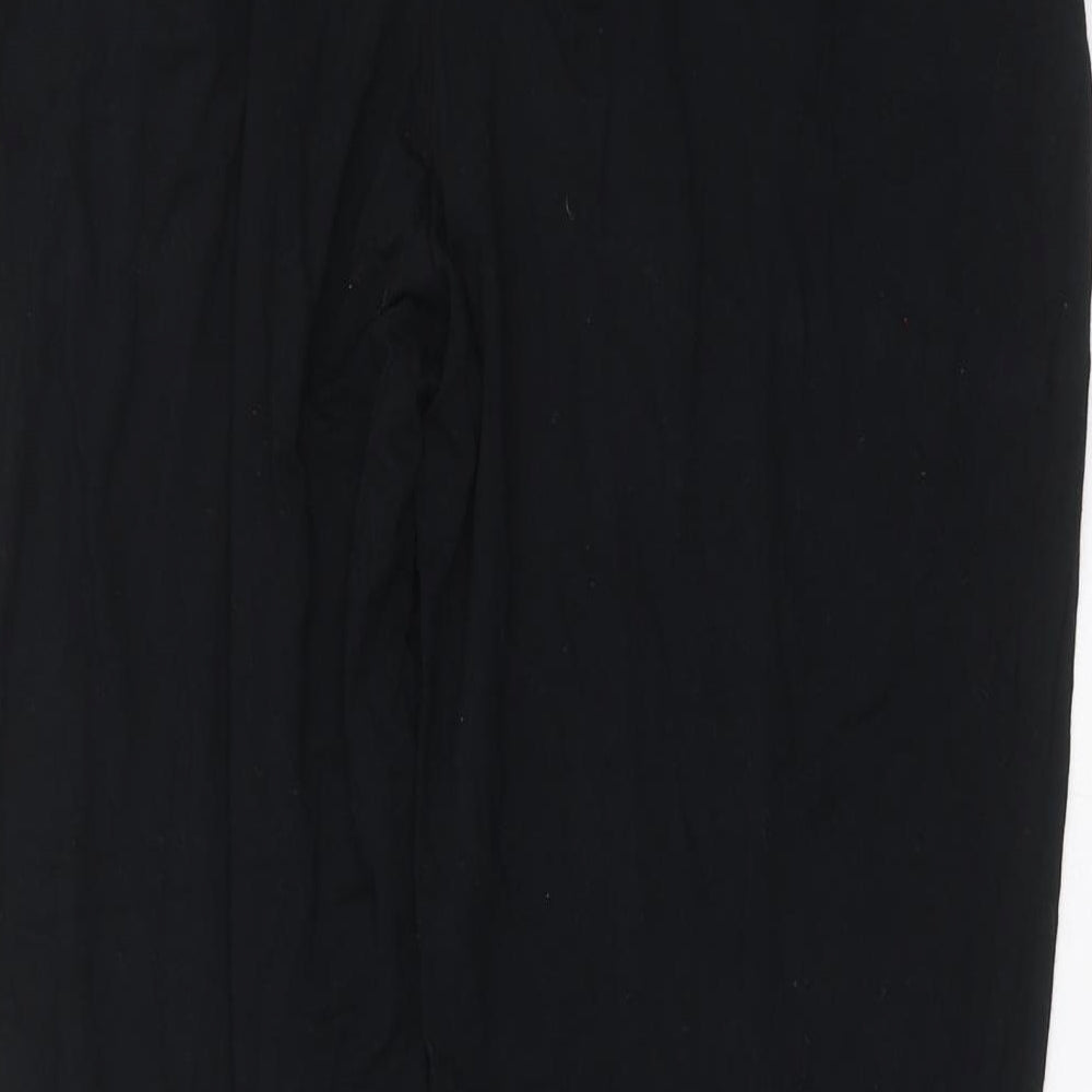 Marks and Spencer Womens Black Trousers Size 12 L26 in