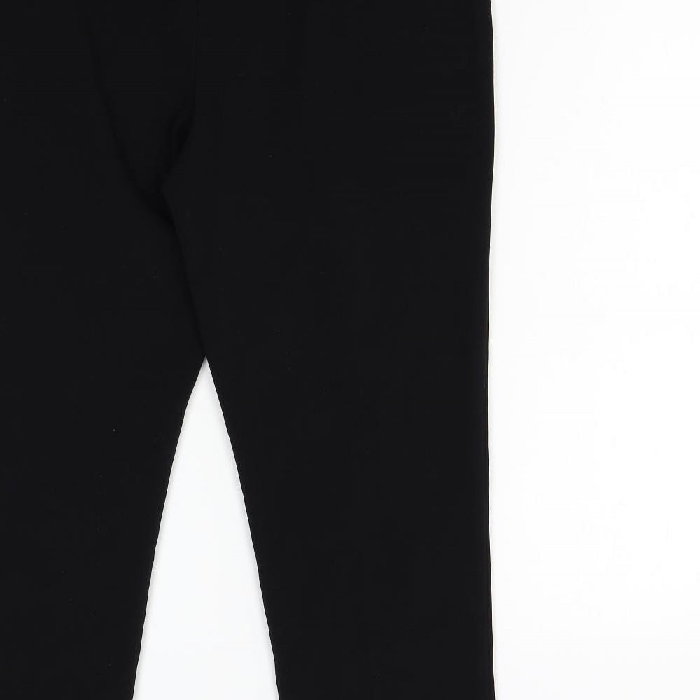 Isle Womens Black Trousers Size 14 L24 in