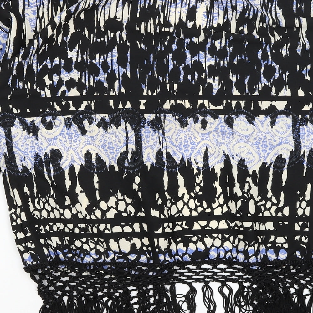 Only Womens Black Wrap Jumper Size 8
