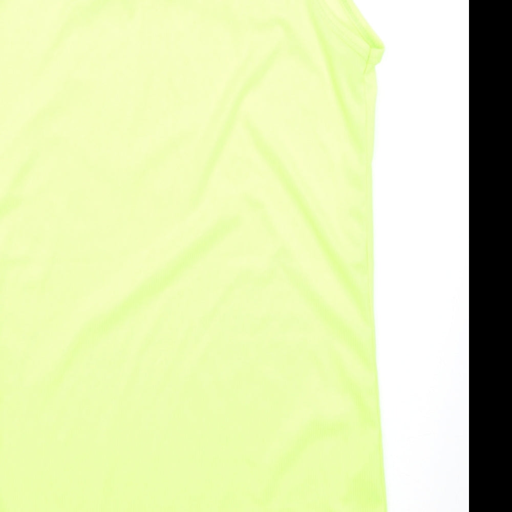 US Apparel Womens Yellow Basic Tank Size 18