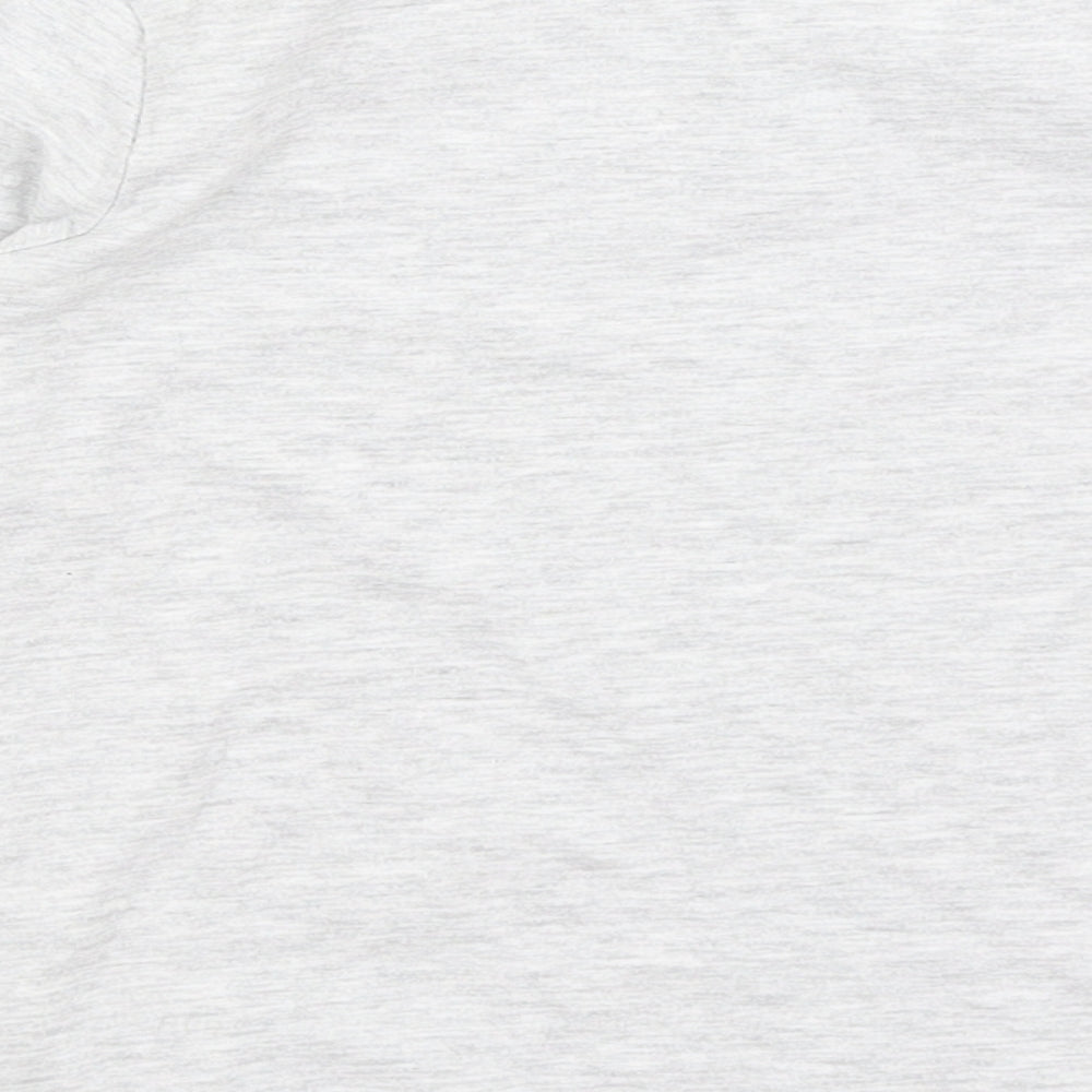 George Girls Grey Basic T-Shirt Size 6-7 Years