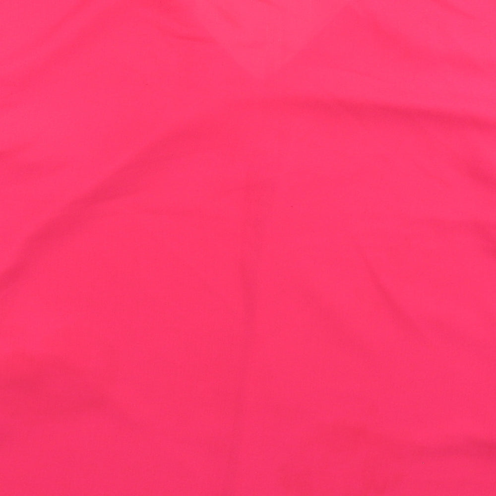 F&F Womens Pink Satin Basic Blouse Size 14