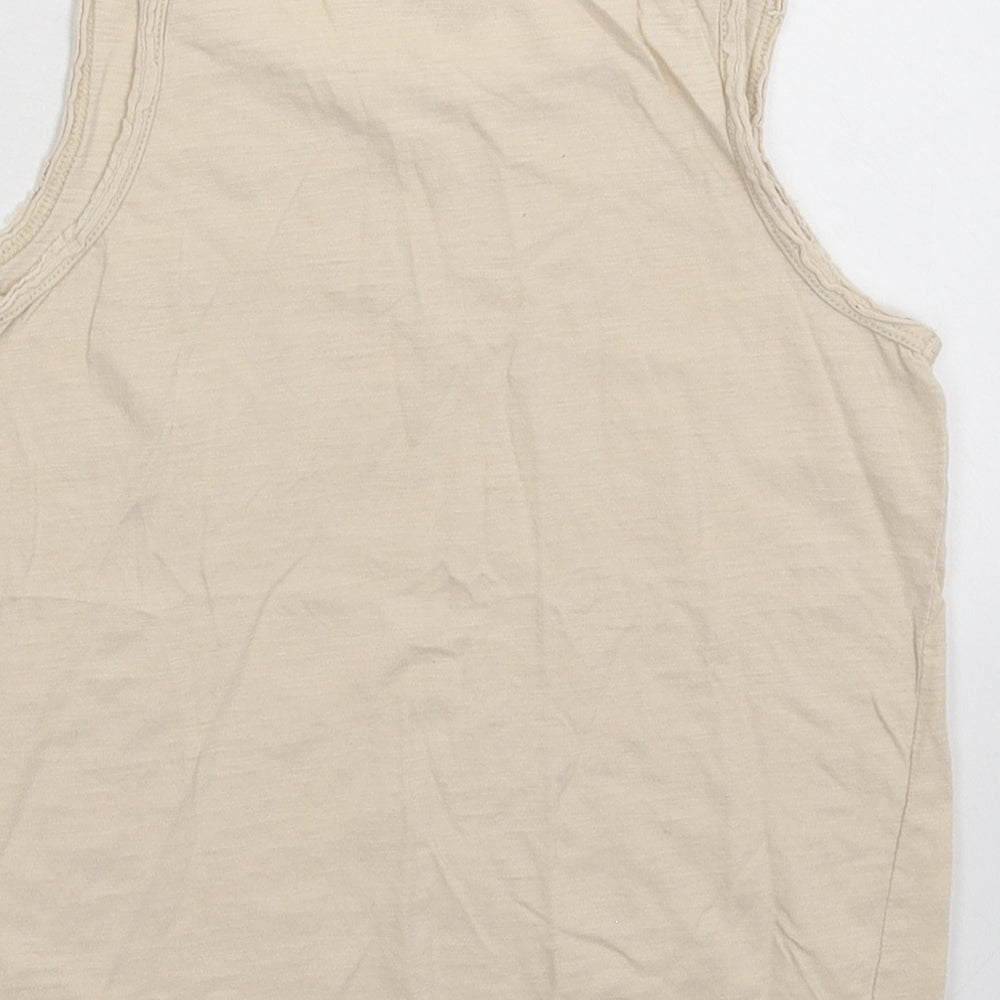 NEXT Girls Beige Basic Tank Size 9 Years