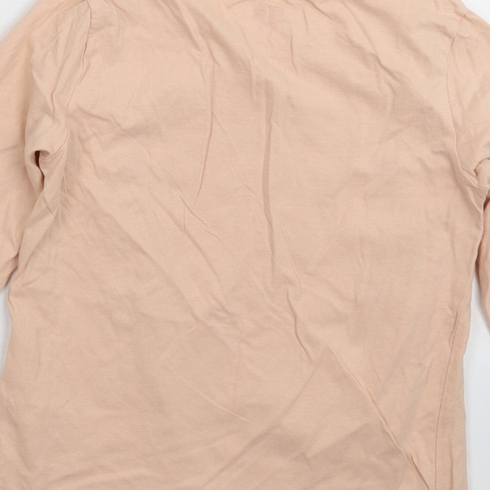 Very Girls Beige Basic T-Shirt Size 11 Years