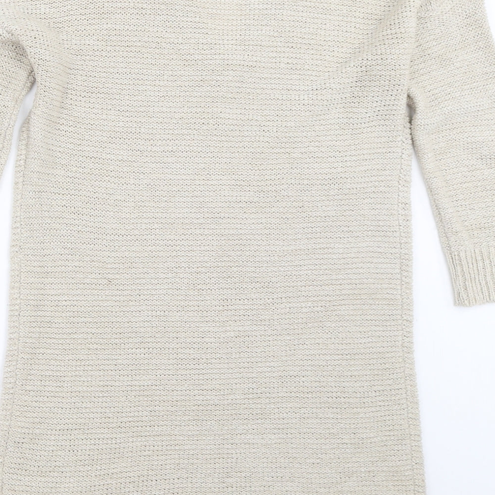 Wallis Womens Beige Pullover Jumper Size S