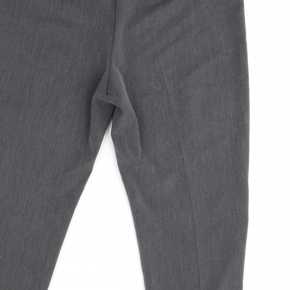 Bonmarché Womens Grey Trousers Size 18 L28 in