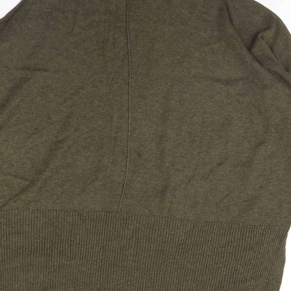 New Look Womens Green Pullover Jumper Size M