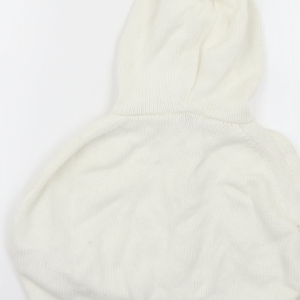George Girls White Pullover Hoodie Size 2-3 Years