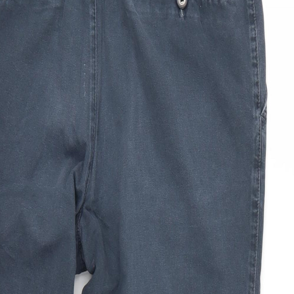 Meyer Mens Blue Trousers Size 32 L24 in