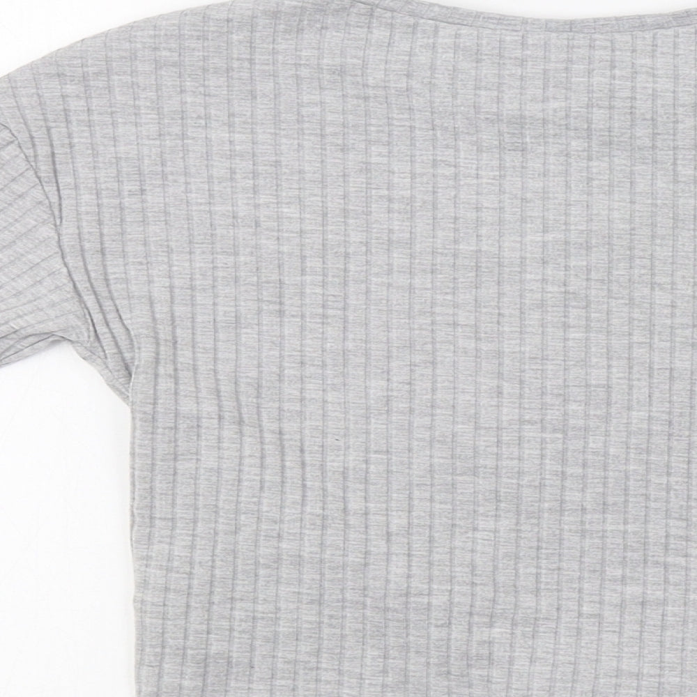 TU Girls Grey Basic Blouse Size 9 Years - Star