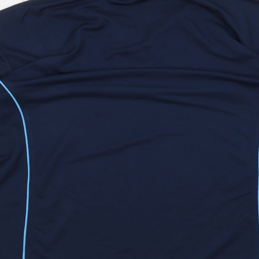 Dimentions Mens Blue Polo Size L