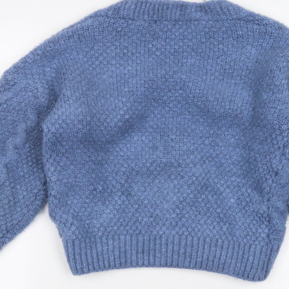 Primark Womens Blue Jacket Coatigan Size 4