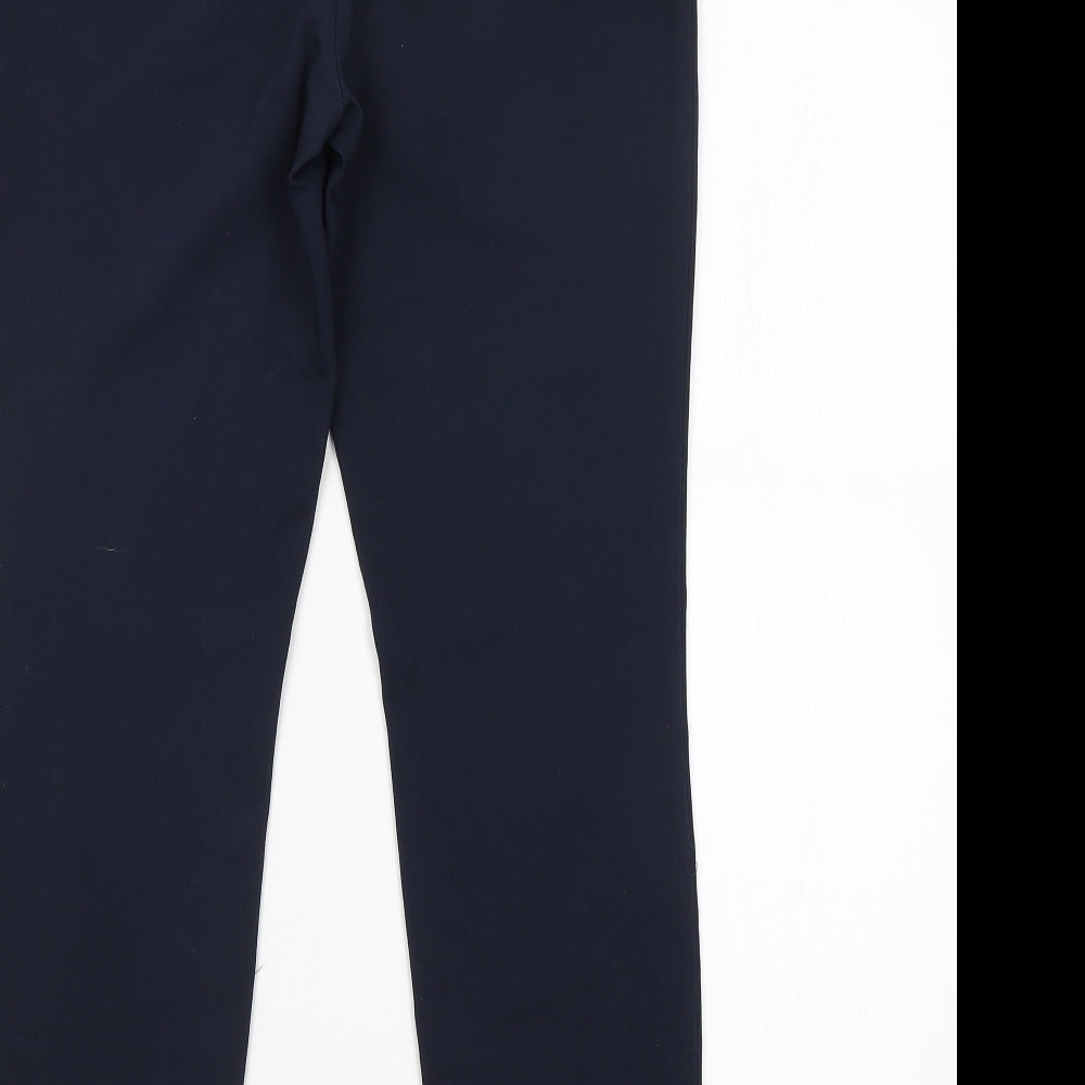 Papaya Womens Blue Trousers Size 10 L26 in