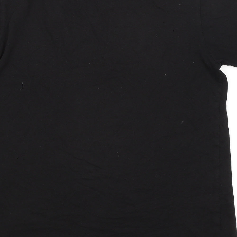 Preworn Mens Black T-Shirt Size S