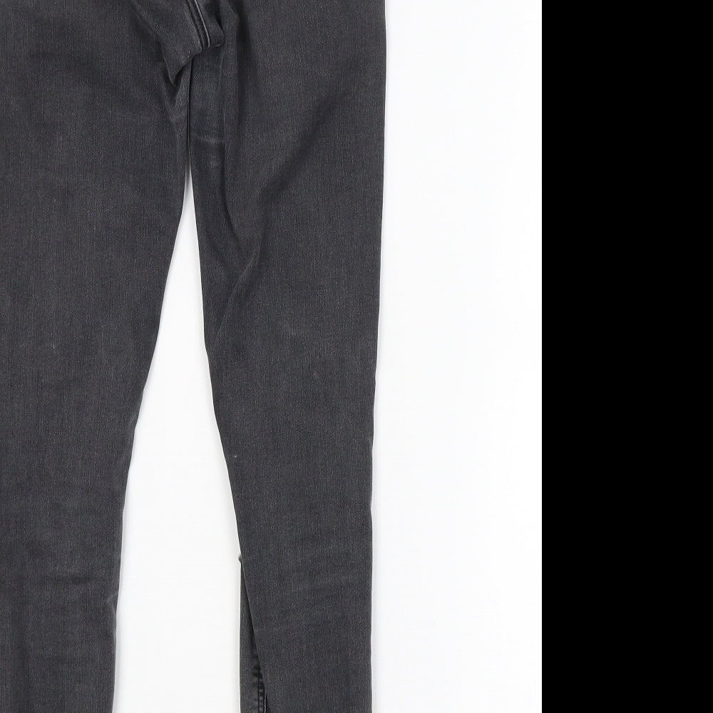 Topshop Womens Grey Jegging Jeans Size 25 in L32 in