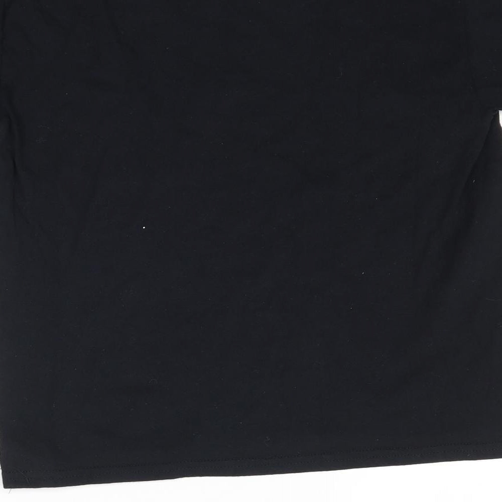 Gildan Boys Black Basic T-Shirt Size S - Temple Martial Arts